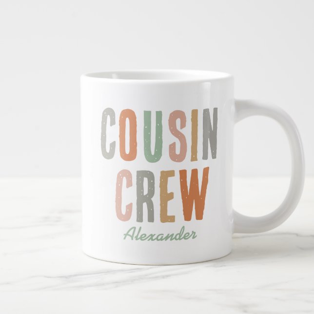 Grande Tasse Réunion de la famille Boho de l'équipage du cousin (Droite)