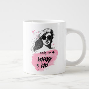 Grande Tasse Réveillez-vous et préparez-vous