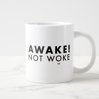 Grande Tasse Réveillez-vous ! Pas Woke™ LOGO Géant Jumbo Mug