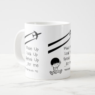 Grande Tasse Réveillez-vous Regardez vers le haut Parlez pour m