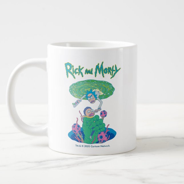 Grande Tasse RICK ET MORTY™| Secourt du portail (Gauche)