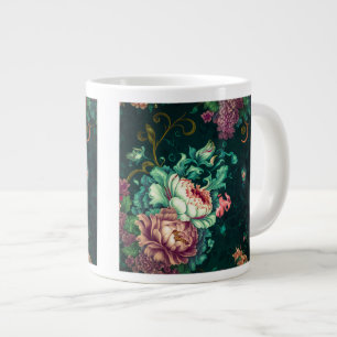 Grande Tasse Rococo Floral Décor Jumbo Mug
