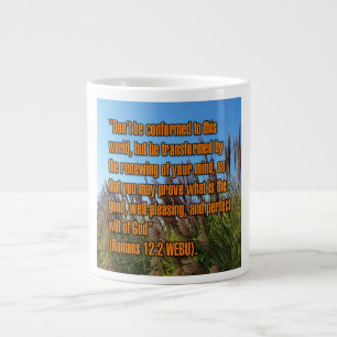 Grande Tasse Romains 12:2 WEBU Mug