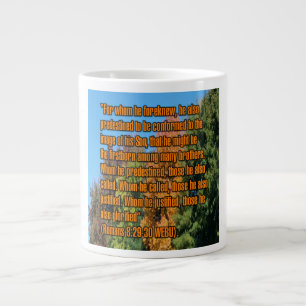 Grande Tasse Romains 8:29-30 WEBU Mug