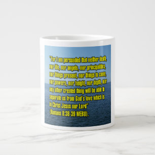 Grande Tasse Romains 8:38-39 WEBU Mug