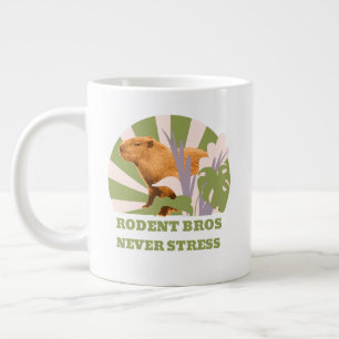 Grande Tasse Rongeurs Frères Ne Stressez Jamais Capybara