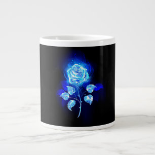 Grande Tasse Rose bleu brûlant