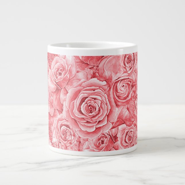 Grande Tasse rose stupéfiant Jumbo Mug 20 Oz (Devant)