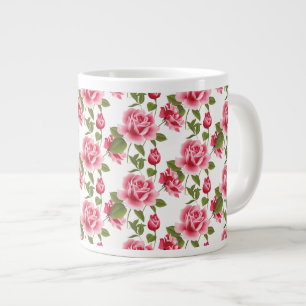 Grande Tasse Roses Jumbo Pink