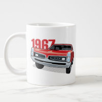 Rouge Pontiac GTO 1967