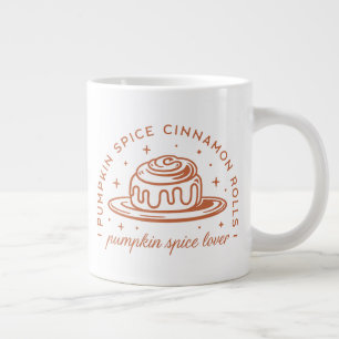 Grande Tasse Rouleaux de cannelle à épices citrouilles