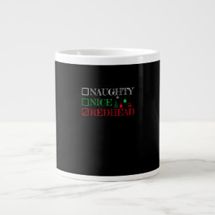 Grande Tasse Roux Noël Têtue Rouge Drôle de Fête 