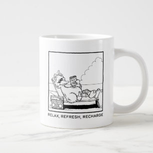 Grande Tasse Rue Sésame   Big Bird Relax Refresh Recharge