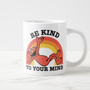 Grande Tasse Rue Sésame   Elmo Soyez gentil avec votre esprit