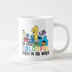 Grande Tasse Rue Sésame   La Rue La Plus Colorée