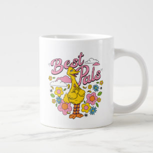 Grande Tasse Rue Sésame   Meilleurs potes d'oiseaux jaunes