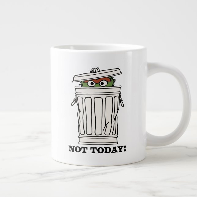 Grande Tasse Rue Sésame | Oscar le Grouch Pas aujourd'hui! (Droite)
