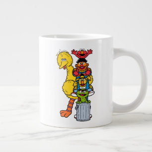 Grande Tasse Rue Sésame Pose Pals Street Sesame