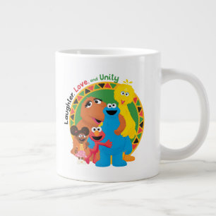 Grande Tasse Rue Sésame   Rire, amour et unité