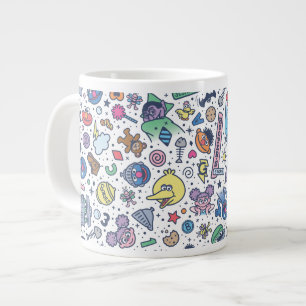 Grande Tasse Rue Sésame   Sesame Pals DoodMotif