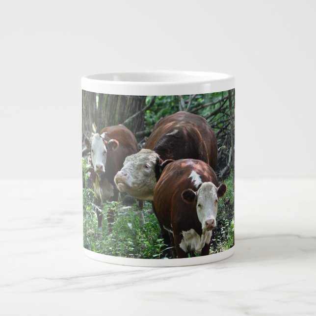 Grande Tasse Saint Vache Vous avez 40 Anniversaire Mug (Devant)