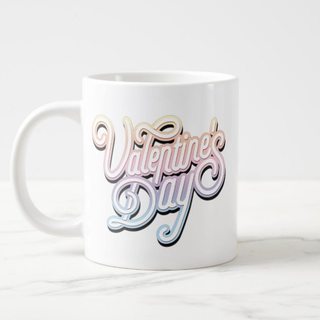 Grande Tasse Saint Valentin Café Mug (Gauche)