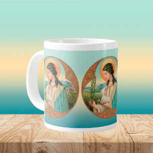 Grande Tasse Sainte Agnès de Rome (BK 006) Mug géant