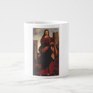 Grande Tasse Sainte-Barbe Icône Sacrée Art Graphique