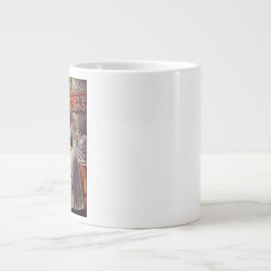 Grande Tasse Sainte Thérèse jette des fleurs au Saint Sacrement
