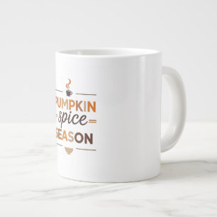 Grande Tasse Saison citrouille épice café Mug