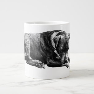 Grande Tasse Salon Chien Matin Mug