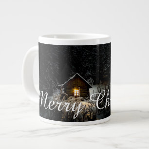 Grande Tasse Salutations de Noël avec Witch House
