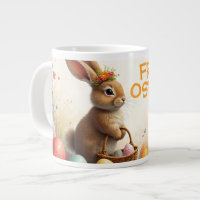 Salutations printanières du lapin de Pâques