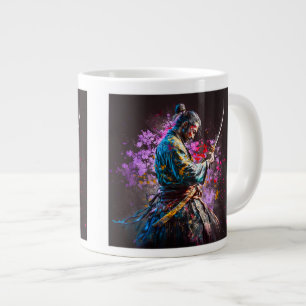 Grande Tasse Samurai Peinture Jumbo Mug
