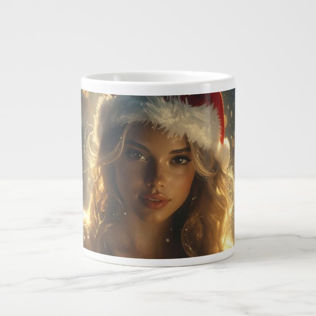 Grande Tasse Santa Girl (Devant)