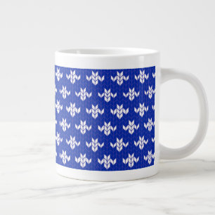 Grande Tasse SCANDIA BLUE KNIT Big Mug