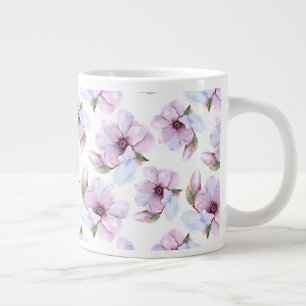 Grande Tasse Schéma floral romantique