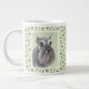 Grande Tasse Schnauzer (Giant, Standard) Peinture - Chien Art