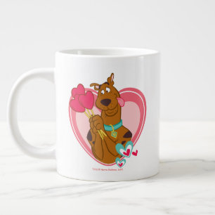 Grande Tasse Scooby-Doo Holding Heart Lolipops