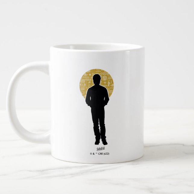 Grande Tasse Seinfeld | Jerry Seinfeld Silhouette (Gauche)