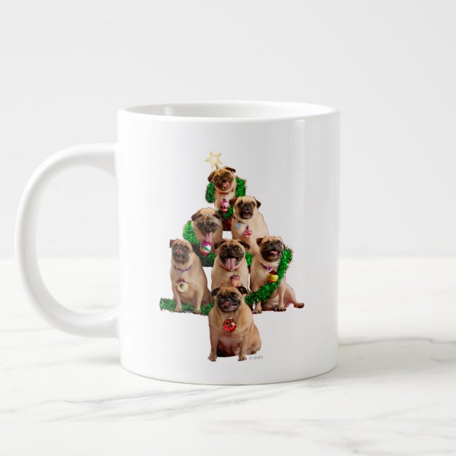 Grande Tasse Sept Carlins-à-Poser (Gauche)