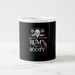 Grande Tasse Seulement    HereRum Et Booty Pirate & Parrot Pira