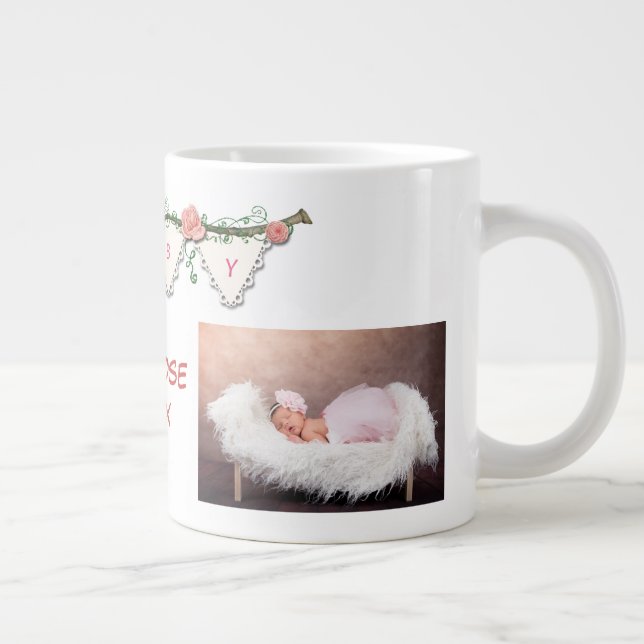 Grande Tasse Shabby Chic Baby Specialty Mug (Droite)