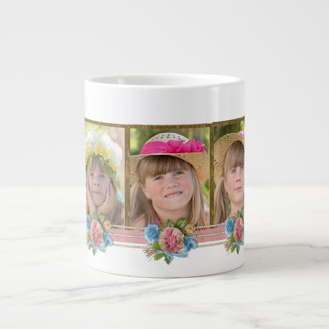Grande Tasse Shabby Chic Photo Spécialité Mug (Devant)