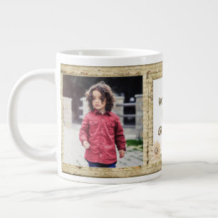 Grande Tasse Shabby Chic Trois Photo Spécialité Mug Spécialité