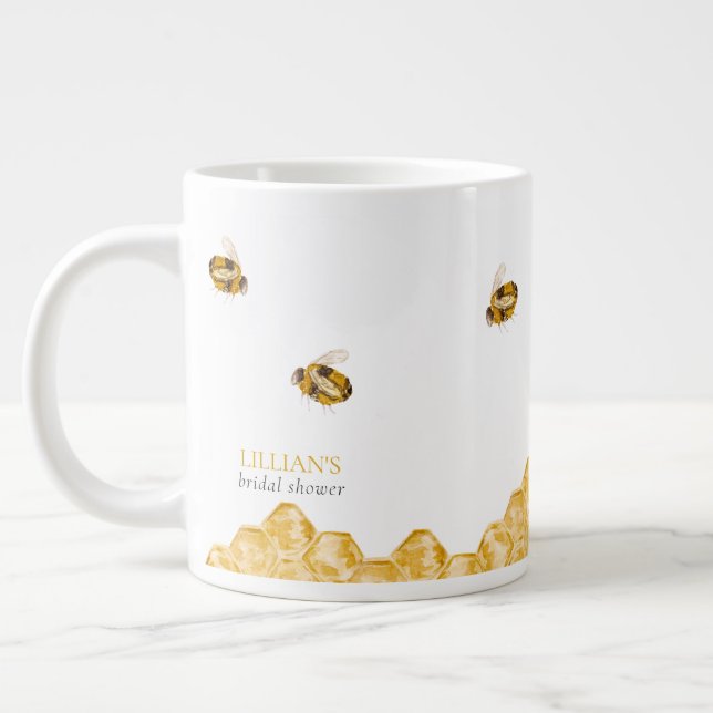 Grande Tasse She Found Her Honey Bee Bridal Shower Favor (Gauche)