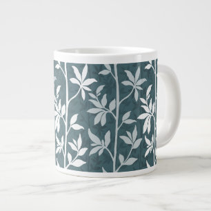 Grande Tasse Silhouette botanique moderne de brise de forêt pro