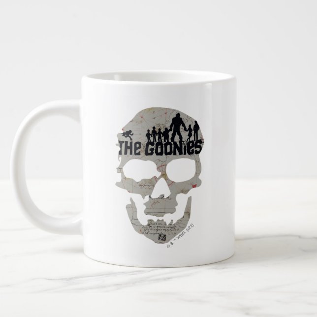 Grande Tasse Silhouette du crâne des Goonies (Gauche)