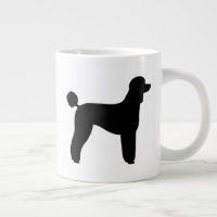 Silhouettes standard de race de chien de caniche
