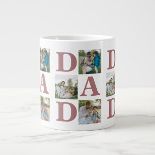 Grande Tasse Simple Fête des pères moderne papa 3 famille photo